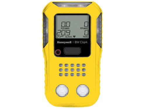 霍尼韋爾 BW BWC4-Y-R Clip4多氣體探測(cè)器 黃色外殼