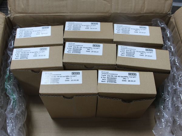 熱銷威卡/WIKA 232.50.100 16bar/MPa and 232.50.100 40bar/MPa 1/2NPT壓力表