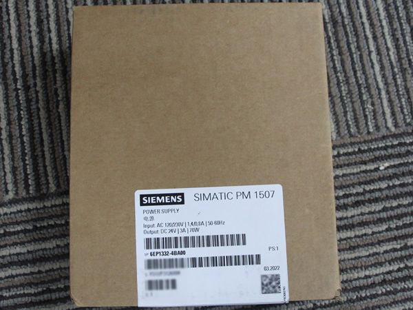熱銷西門子6EP1332-4BA00 SIMATIC PM 1507 單相負載電源